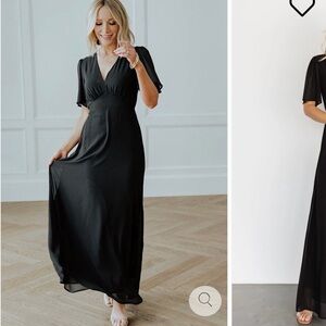 Baltic Born Elegant Black Maxi Dress